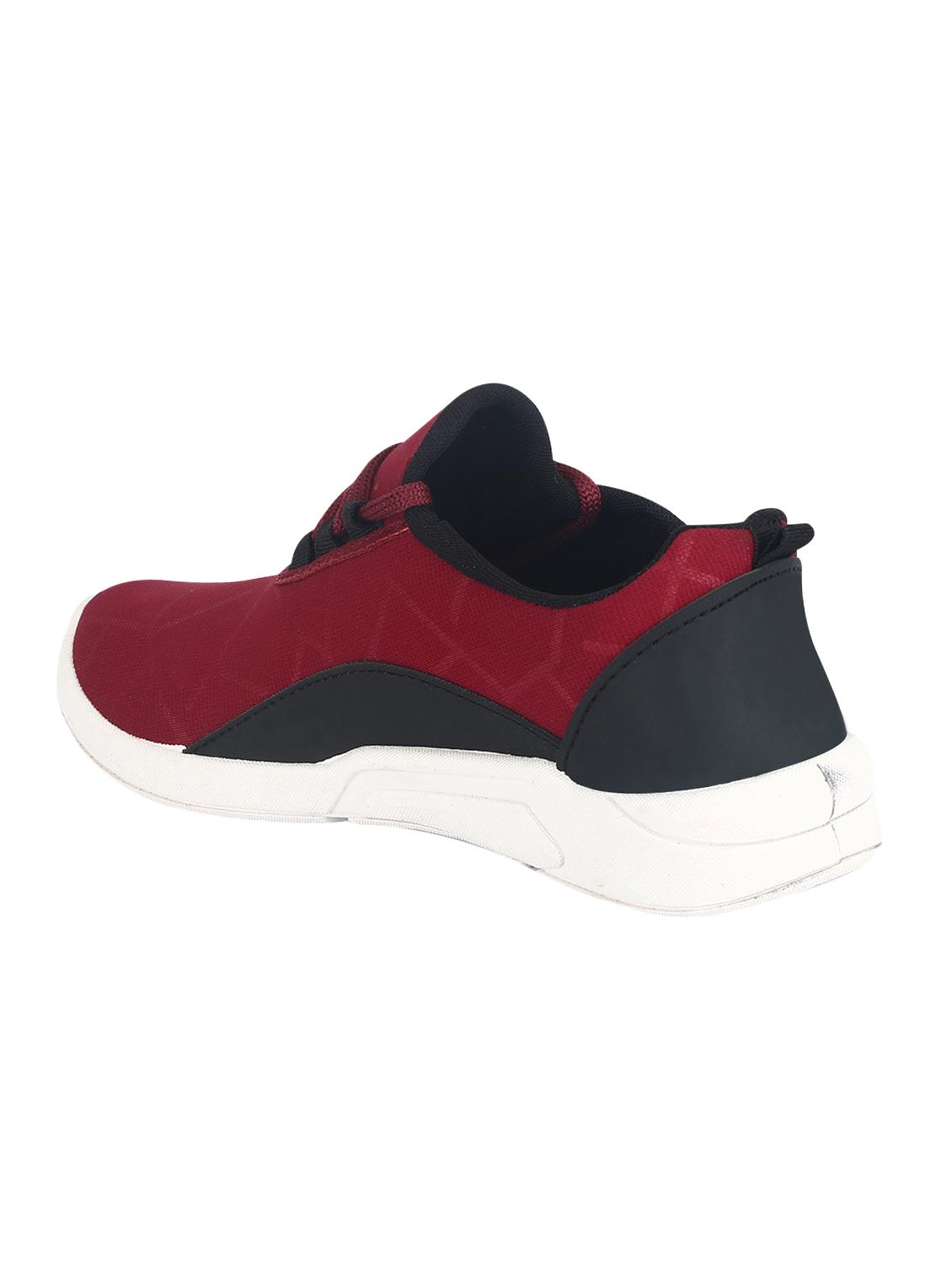 maroon canvas sport shoes - 16989346 - Standard Image - 2