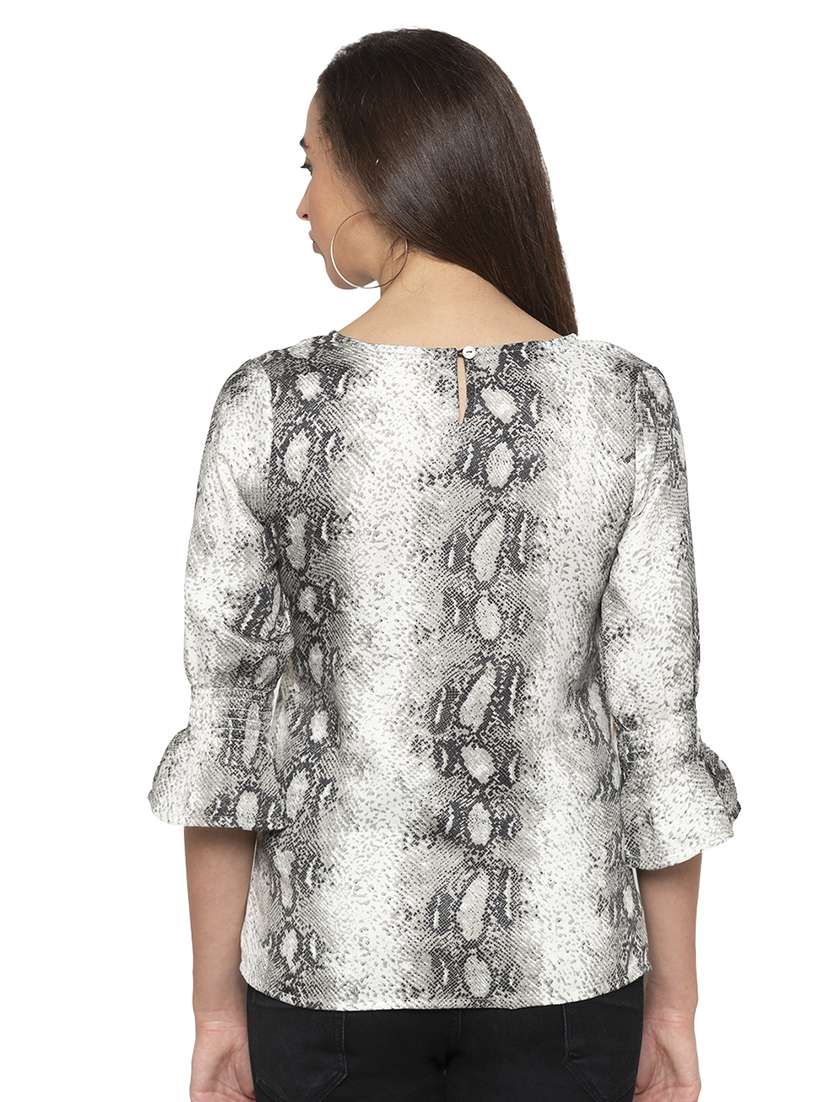 women's straight round neck top - 16989828 -  Standard Image - 2