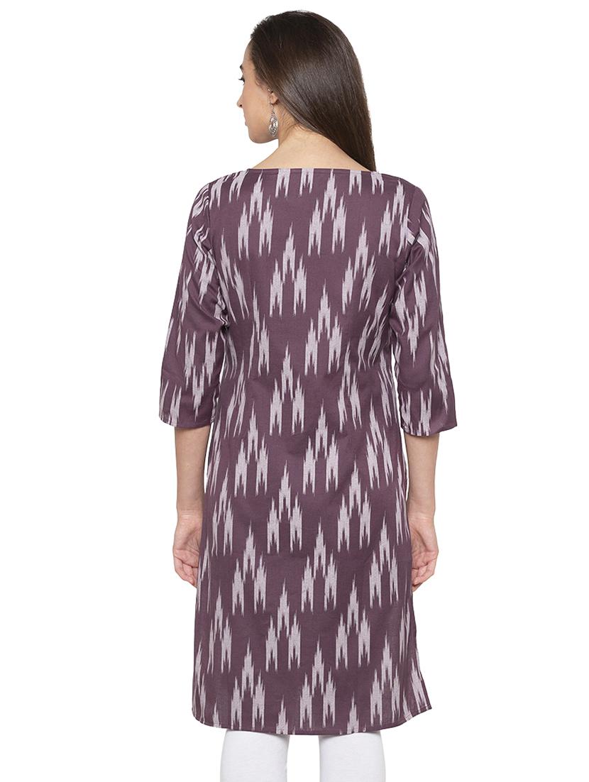 women's straight kurta - 16989960 - Standard Image - 2
