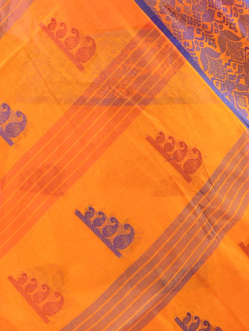 self design tant saree - 16991775 - Standard Image - 2