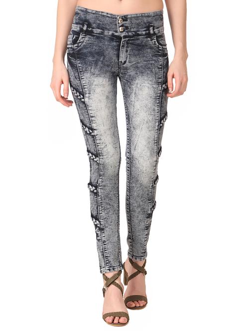 women's plain slim fit jeans - 16992508 - Standard Image - 0