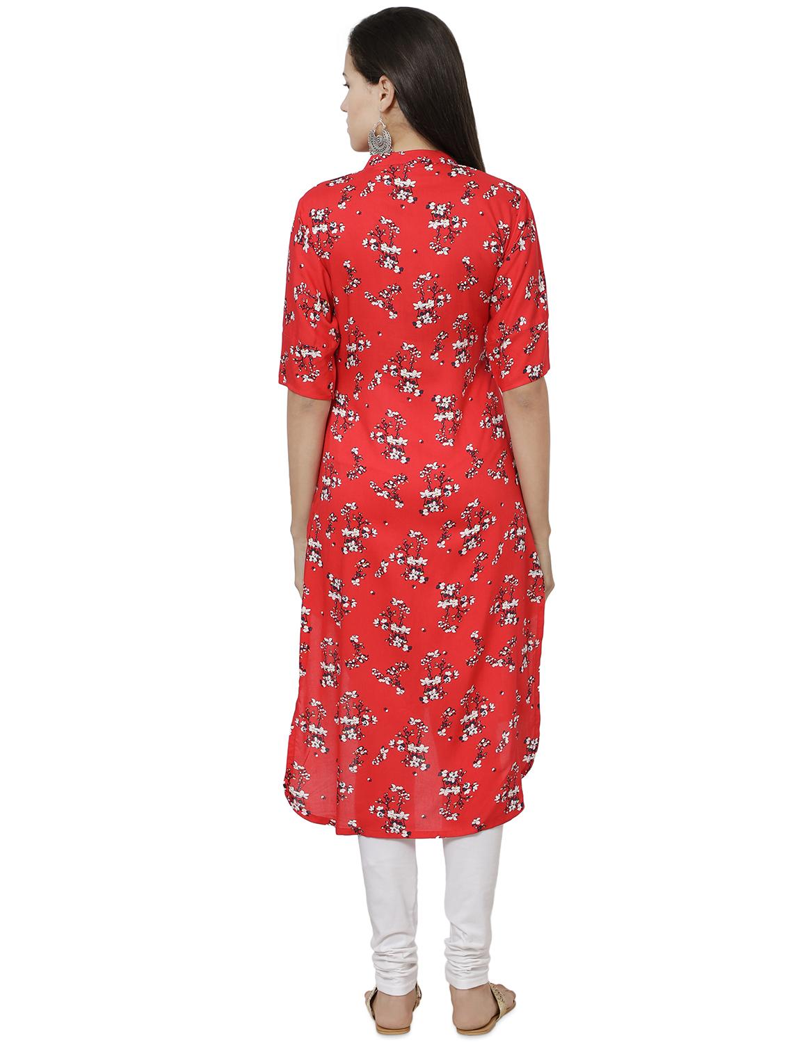 women's asymmetric kurta - 16993439 - Standard Image - 2