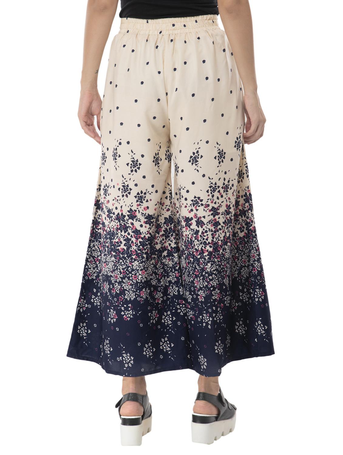 high rise floral palazzo - 16997055 - Standard Image - 2