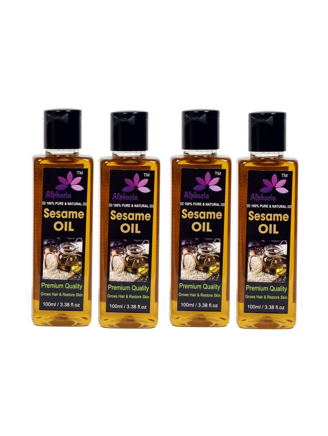 alphacia natural sesame hair oil 400ml