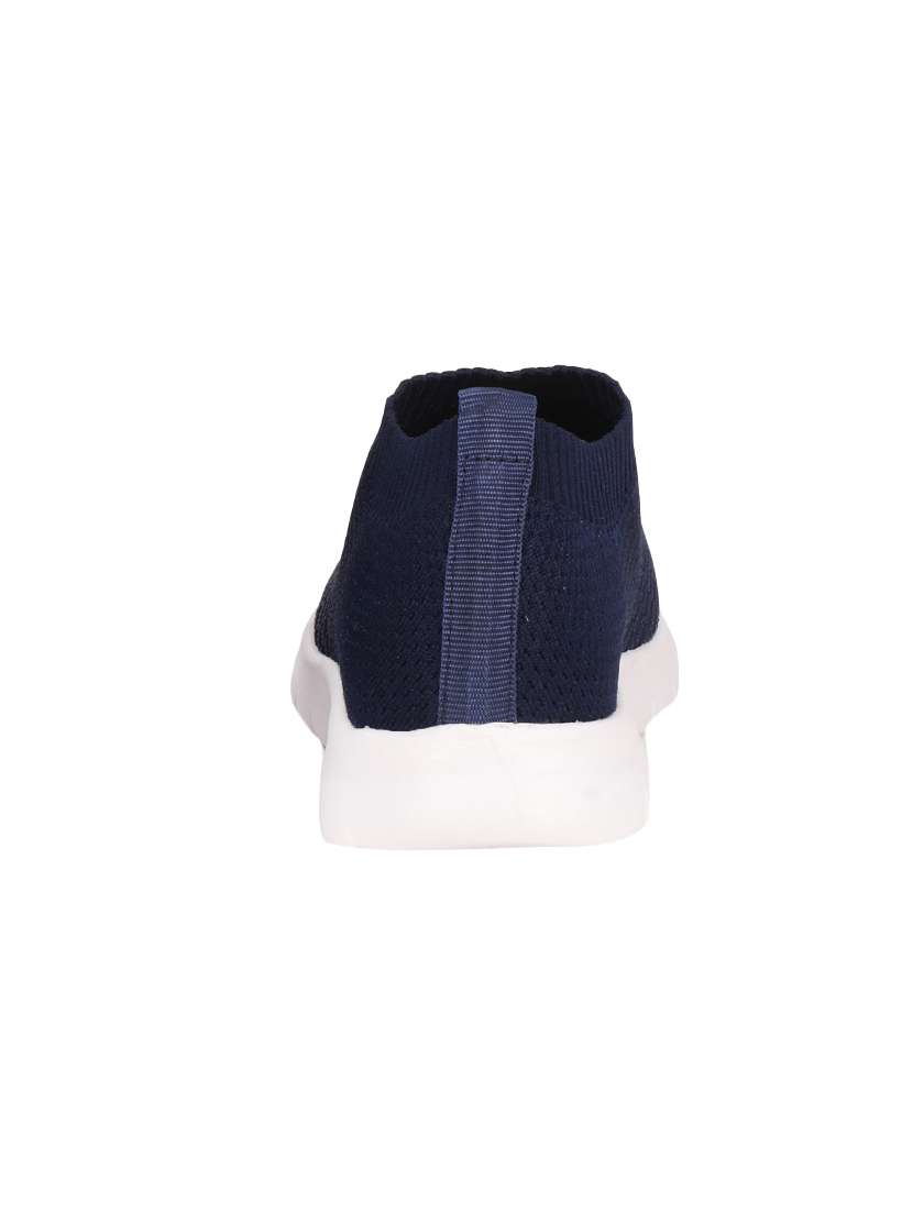 navy fabric slip on sneakers - 16997894 - Standard Image - 2