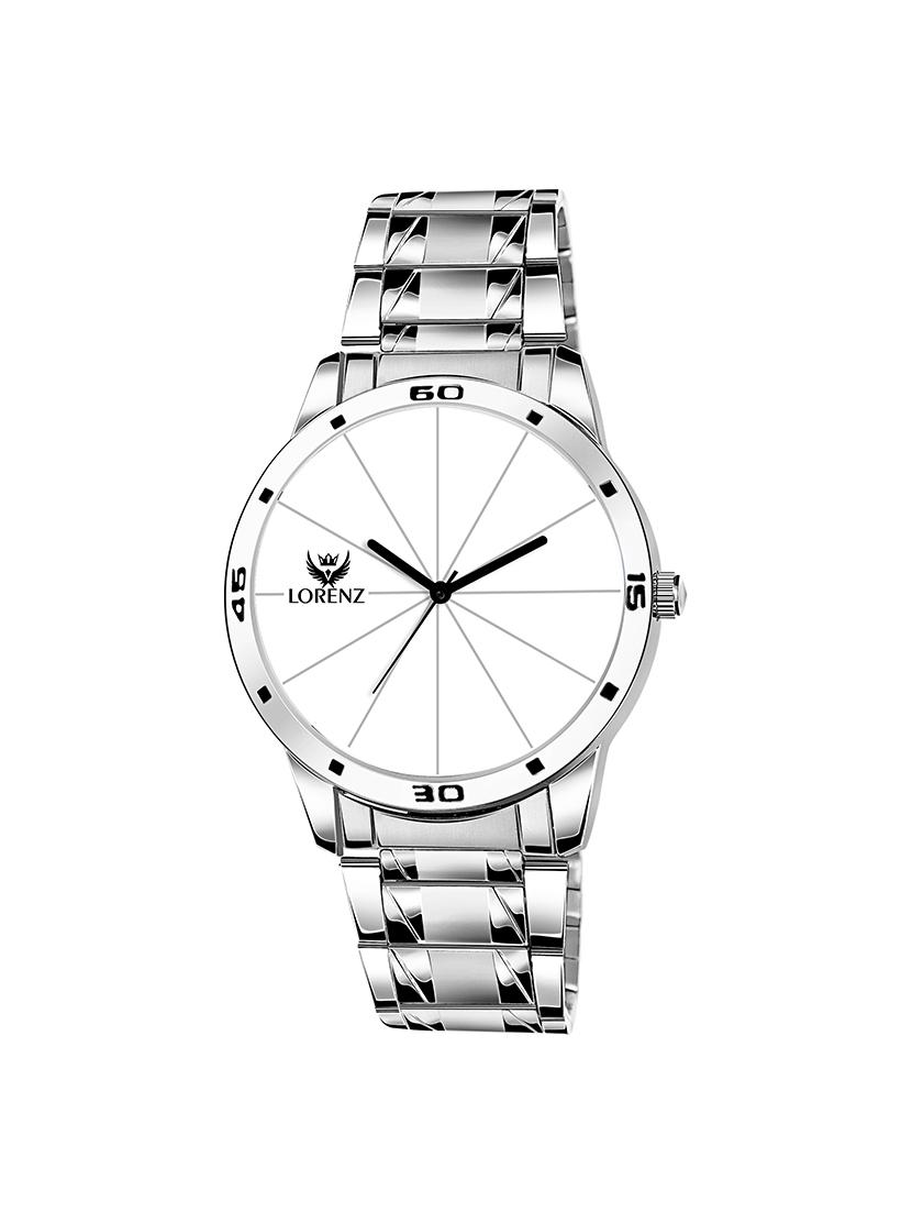 lorenz white dial formal watch for men | watch for boys | mk-3052k - 17005259 -  Zoom Image - 0