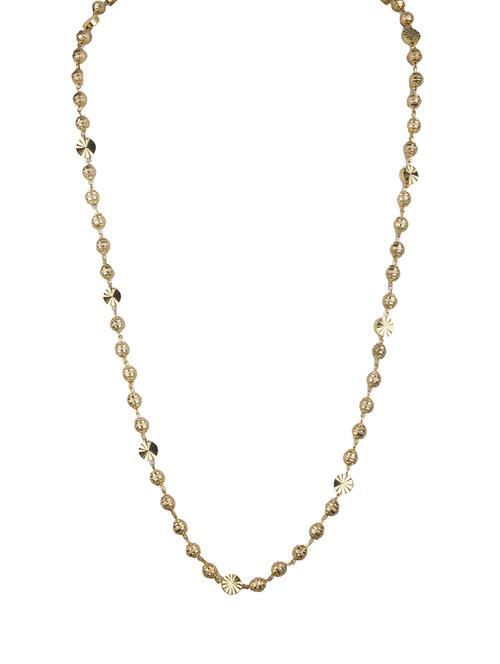 gold plated chain necklace - 17008891 - Standard Image - 0