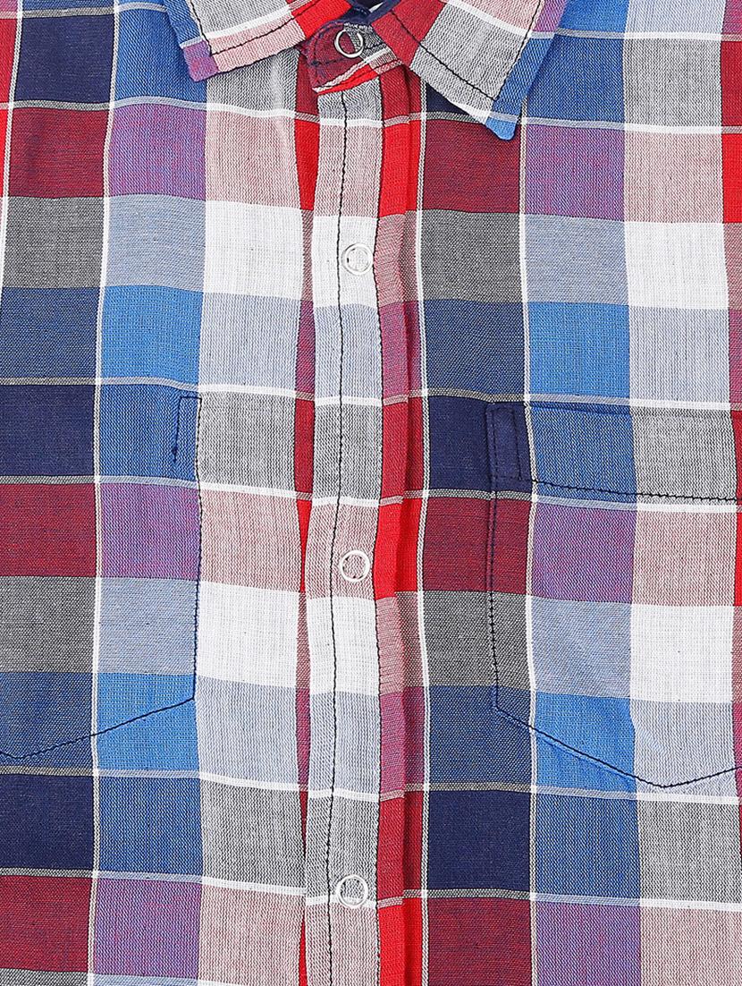 red cotton shirt - 17009186 - Standard Image - 2