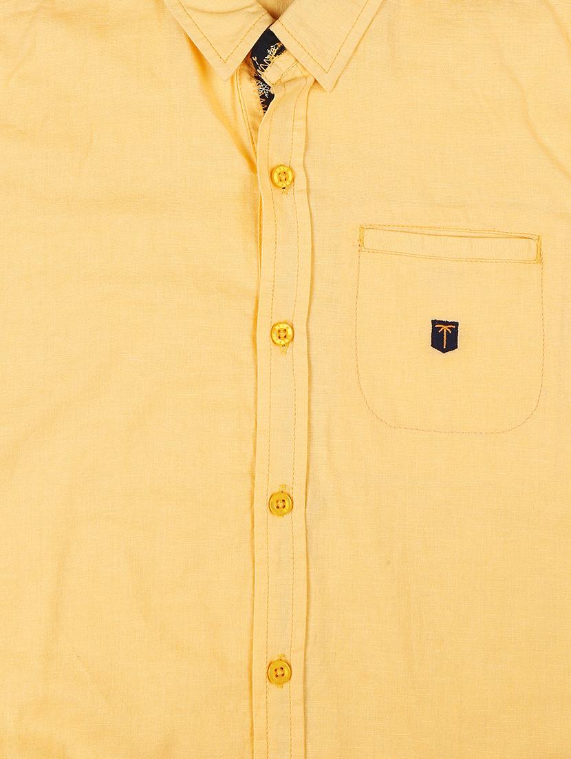 orange cotton shirt - 17009227 - Standard Image - 2