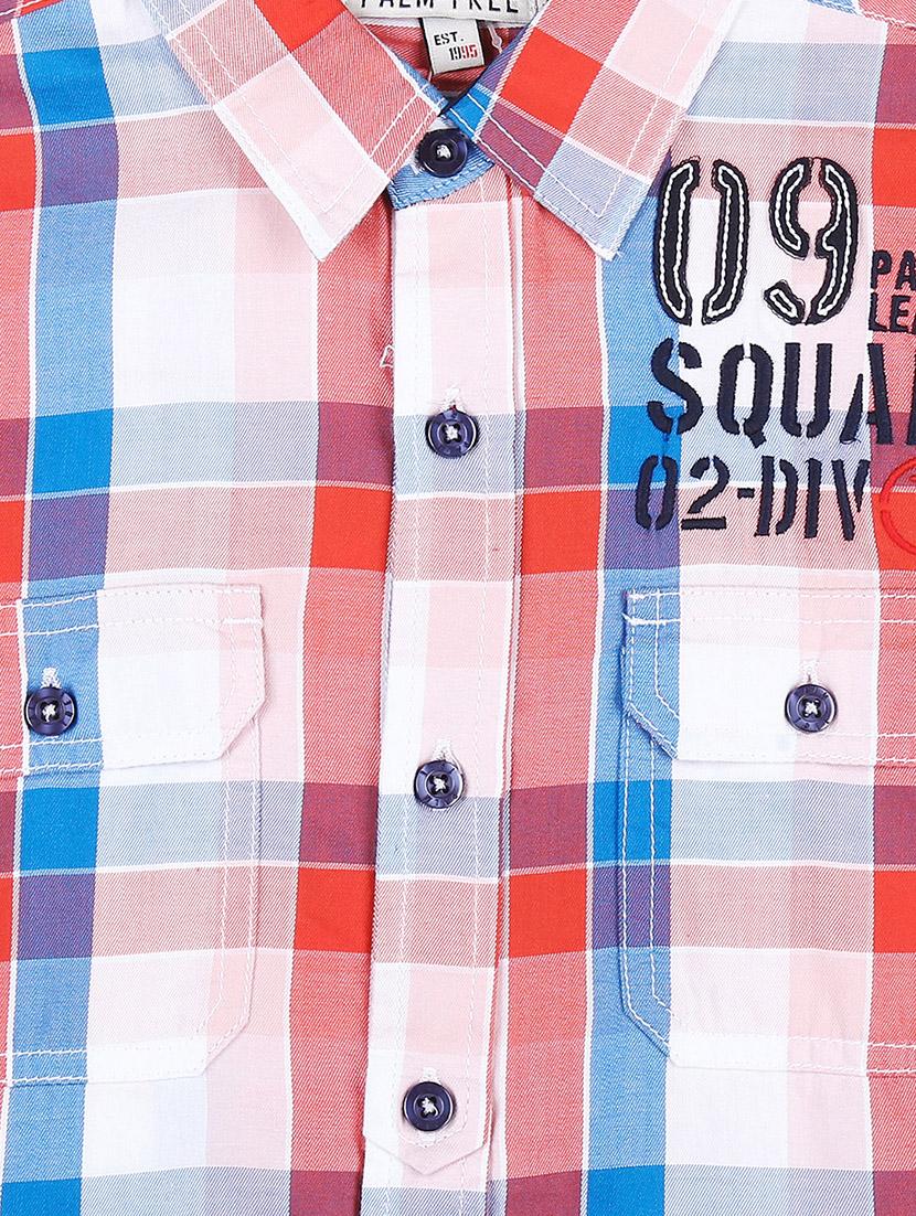red cotton shirt - 17009234 - Standard Image - 2