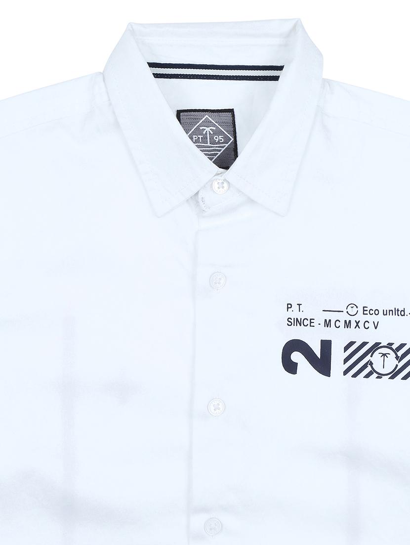 white cotton shirt - 17009288 - Standard Image - 2