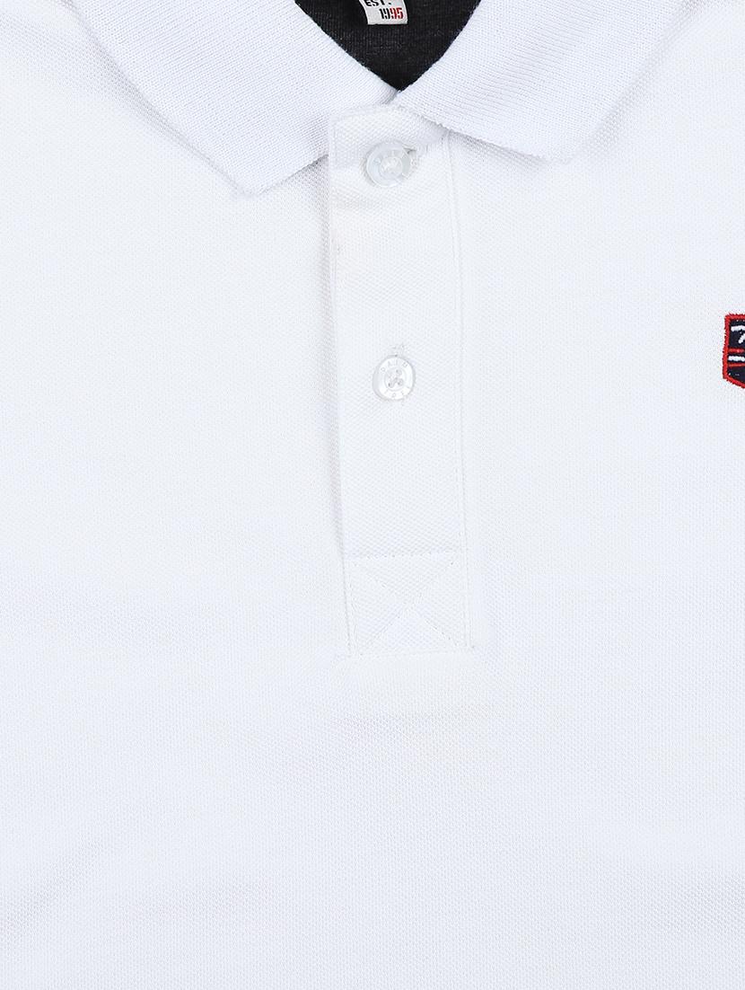 white cotton tshirt - 17009439 - Standard Image - 2