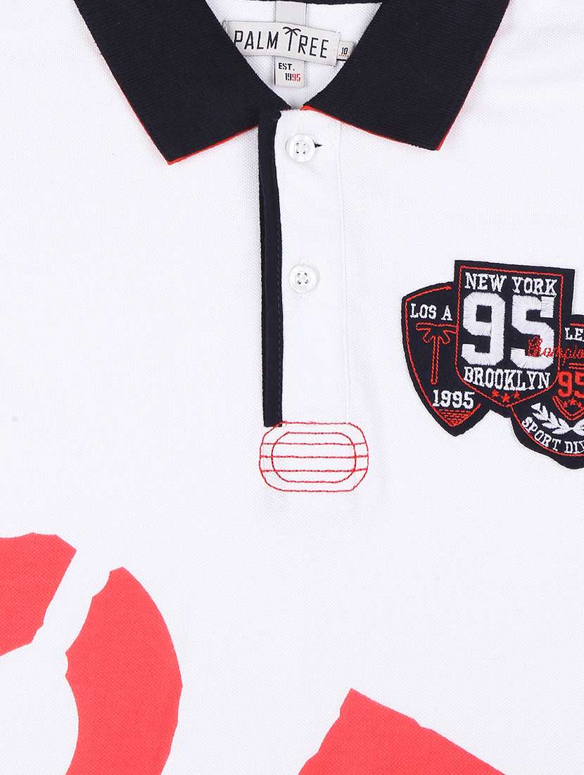 white cotton tshirt - 17009496 - Standard Image - 2