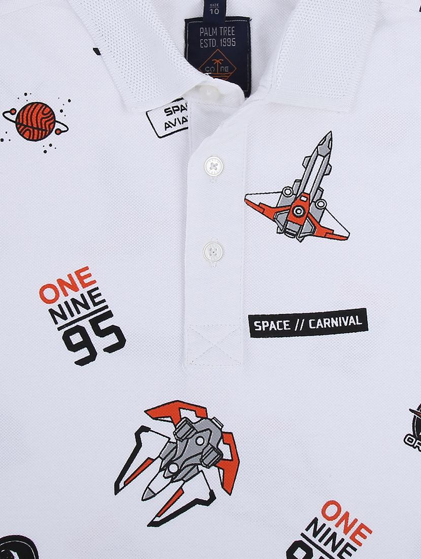 white cotton tshirt - 17009567 - Standard Image - 2