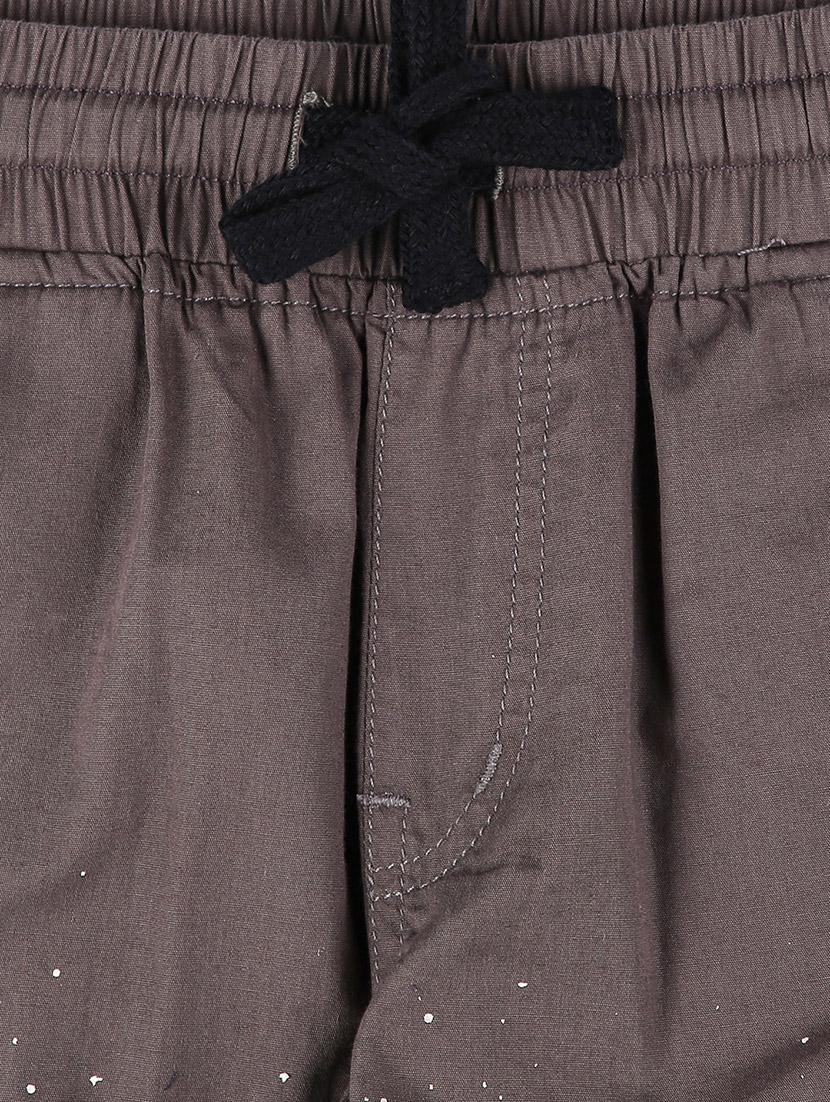 grey cotton blend shorts - 17009654 - Standard Image - 2