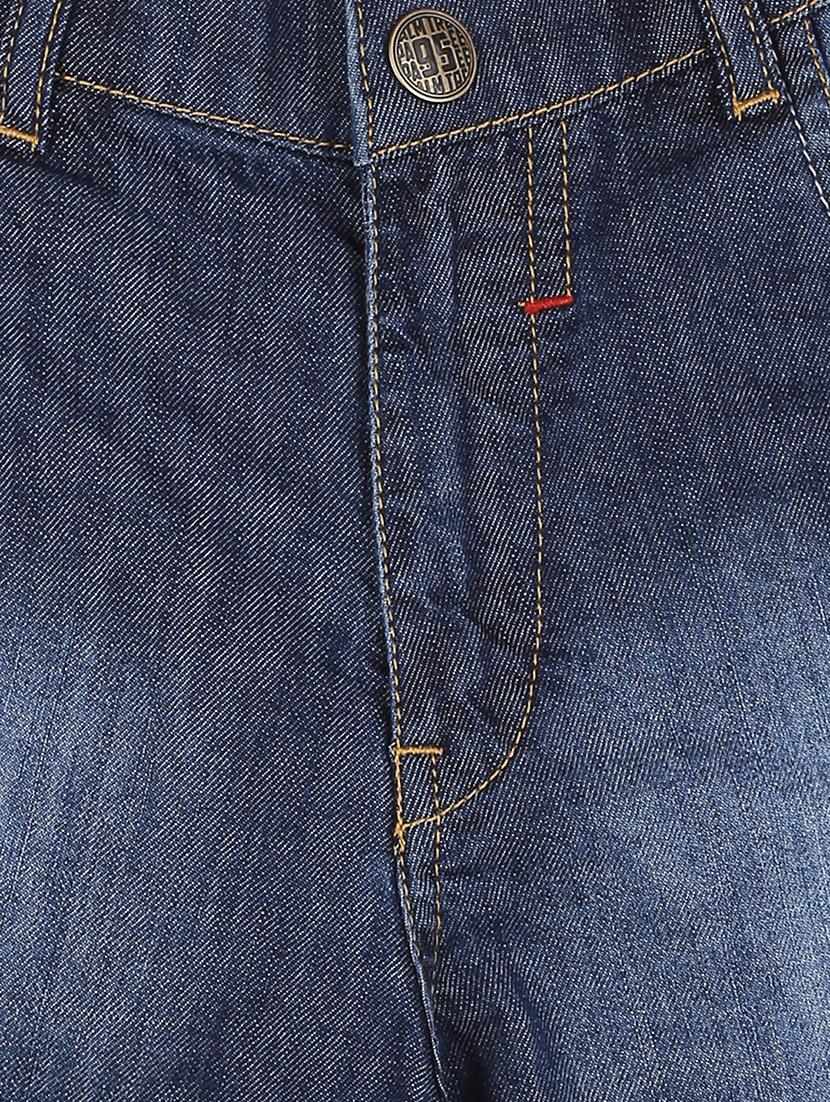 dark blue cotton blend shorts - 17009741 - Standard Image - 2
