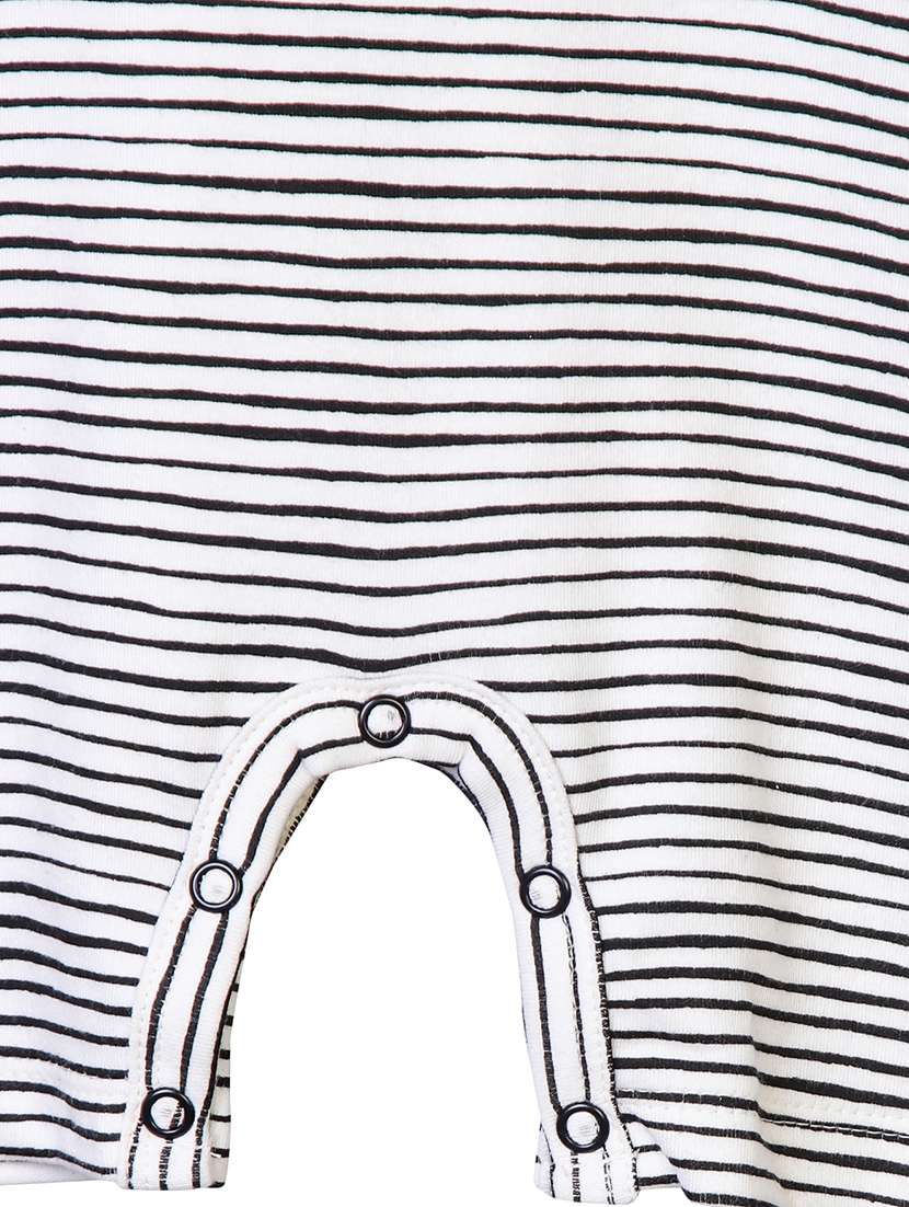 grey cotton rompers onesie - 17009865 - Standard Image - 2
