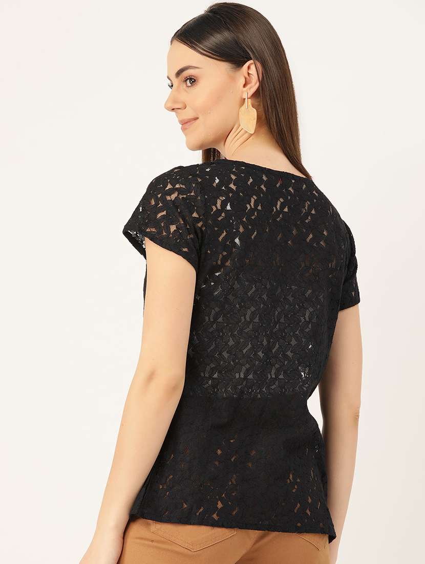 women lace detailed regular shrugs - 17010708 -  Standard Image - 2
