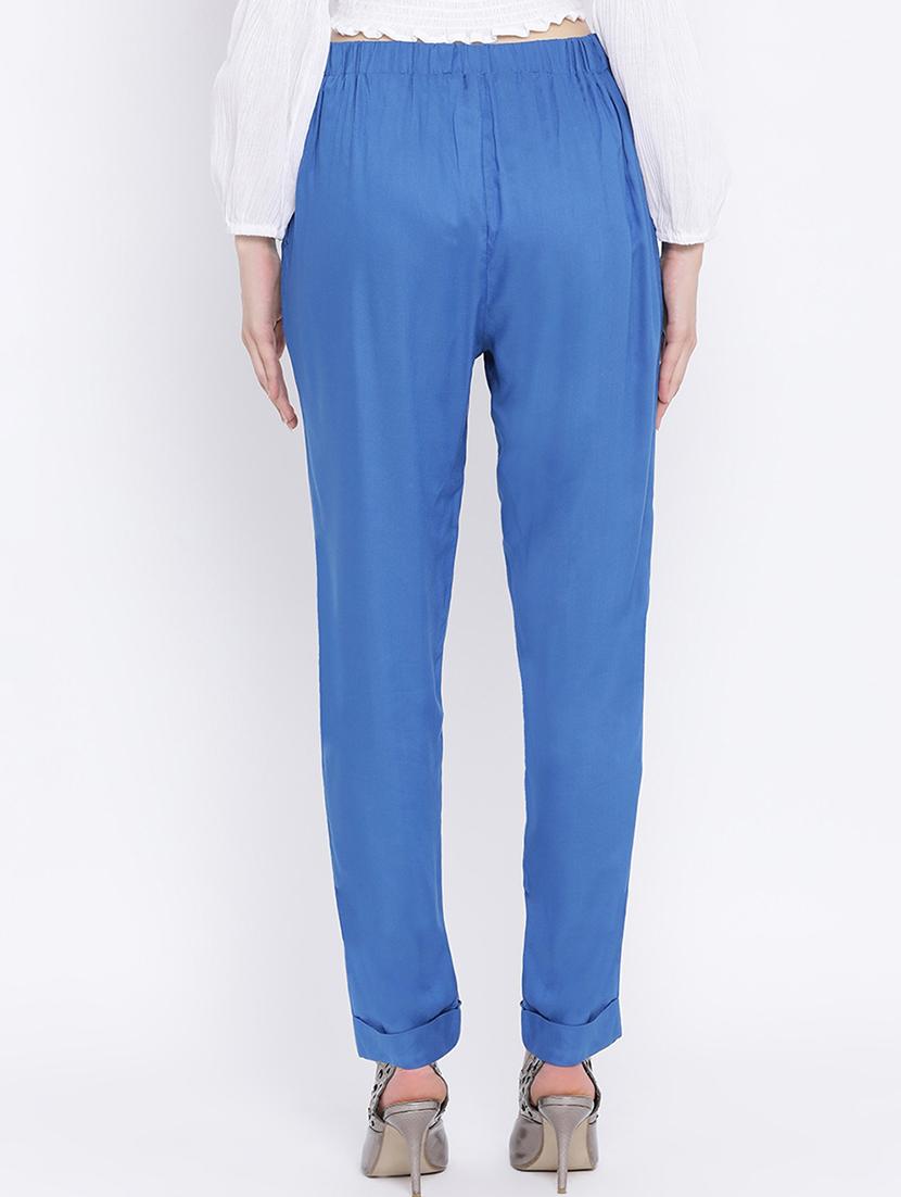 high rise pleated trousers - 17010992 - Standard Image - 2