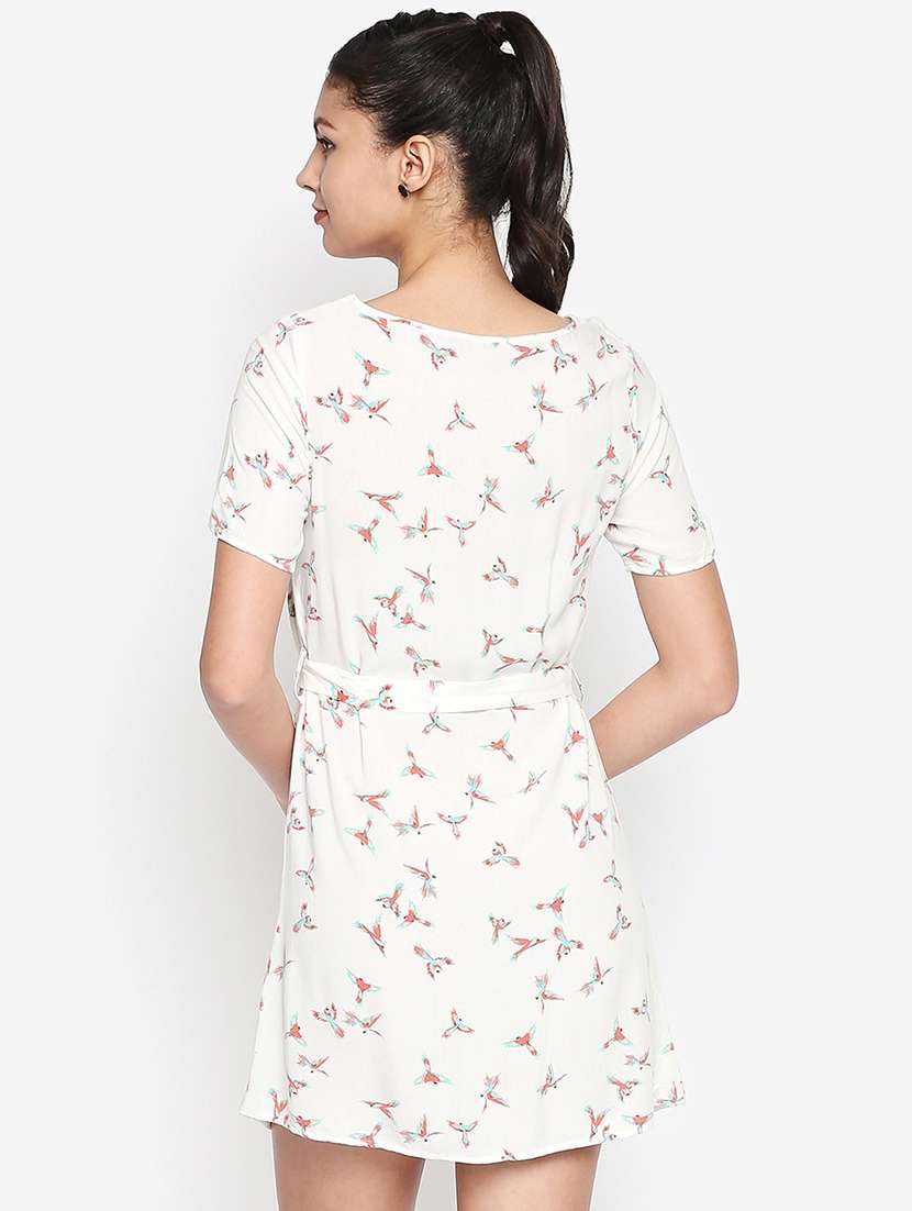 optic white printed sheath dress  - 17011043 -  Standard Image - 2