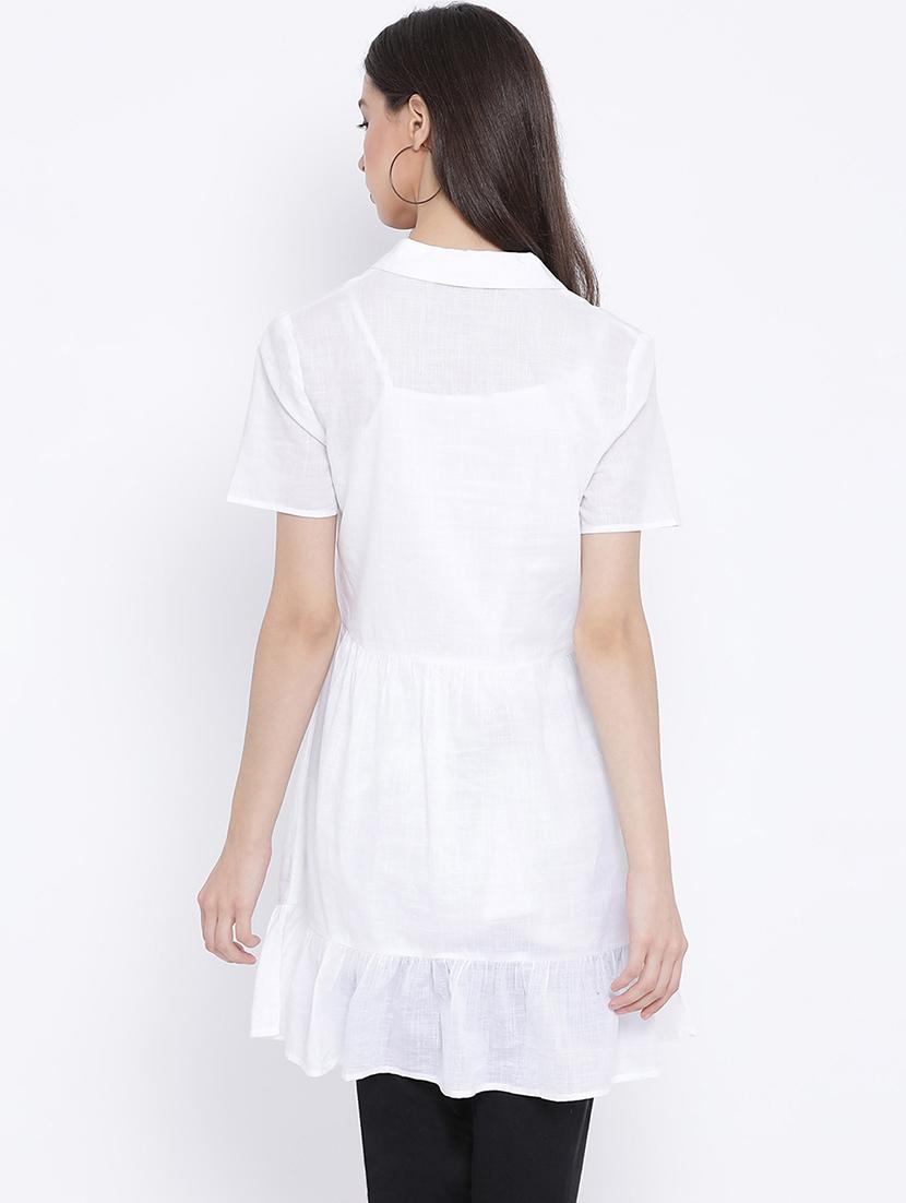 optic white a-line tunic - 17011077 - Standard Image - 2