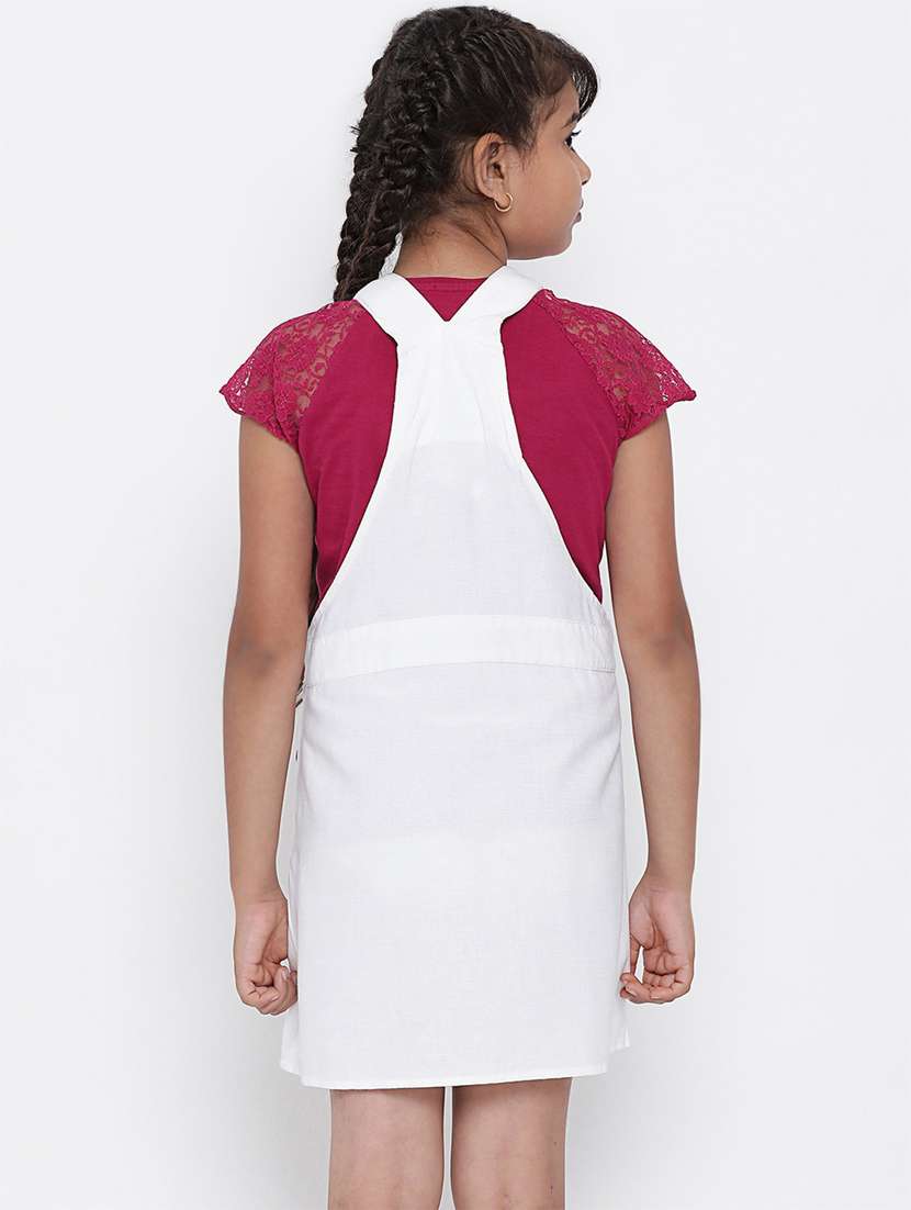 white cotton frock - 17011139 -  Standard Image - 2