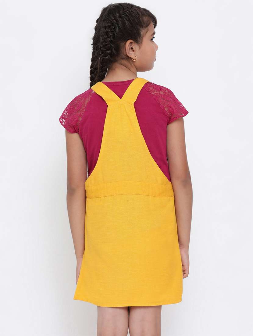 yellow cotton frock - 17011141 -  Standard Image - 2