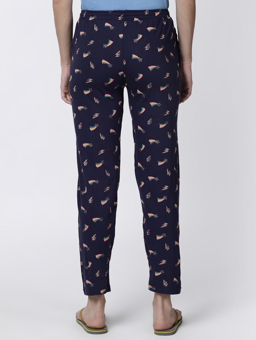 drawstring waist printed pajama - 17012759 - Standard Image - 2