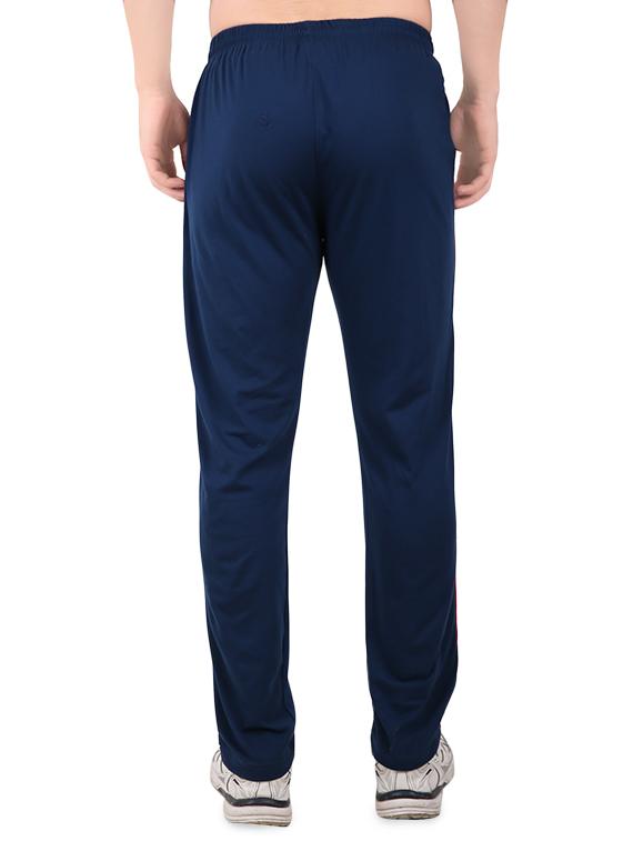 blue side striped full length track pant - 17012795 - Standard Image - 2