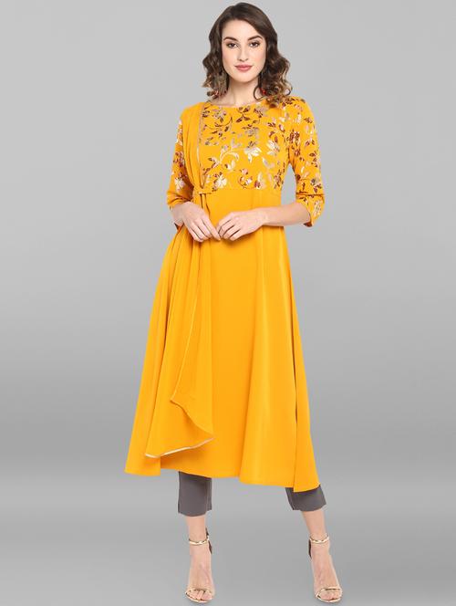 women's layered kurta - 17015270 -  Standard Image - 0