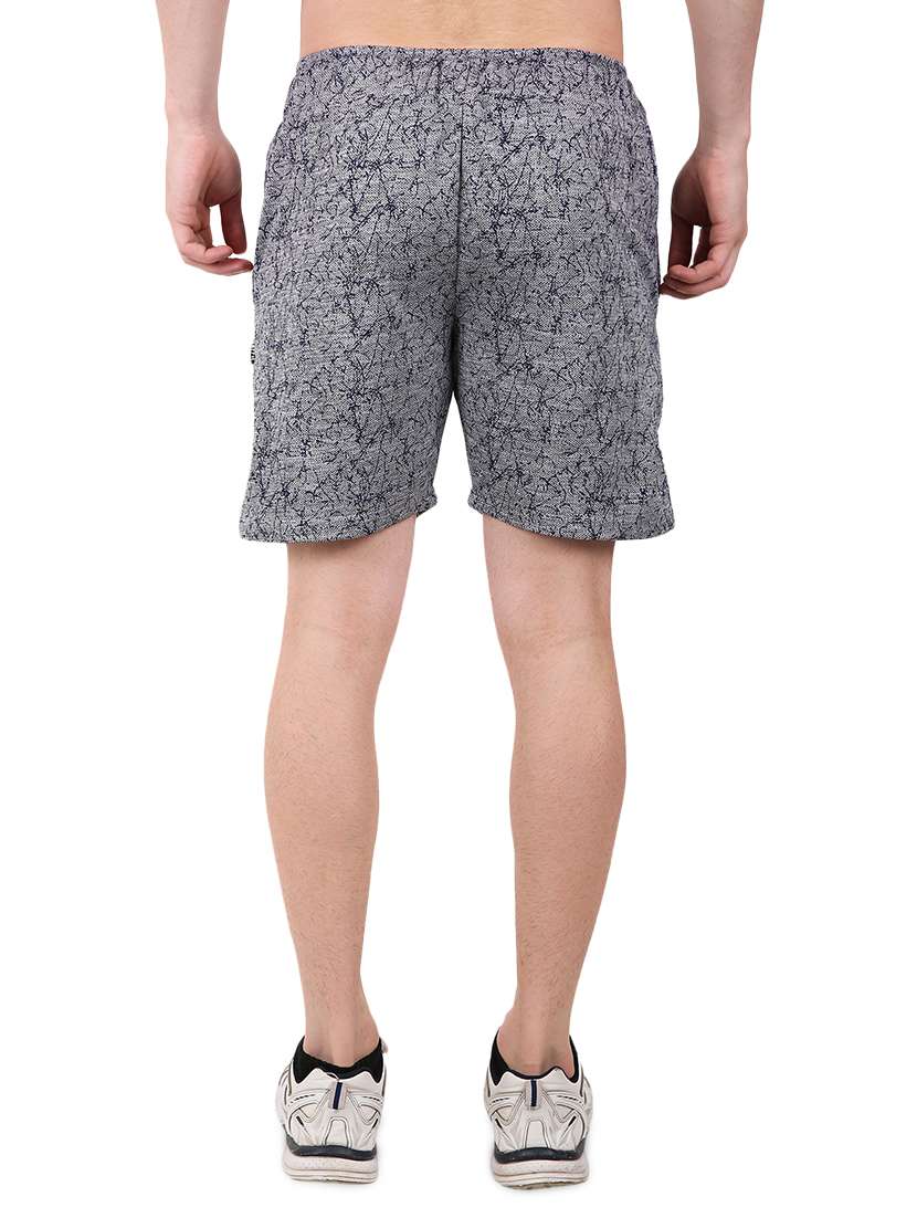grey printed shorts - 17015657 - Standard Image - 2