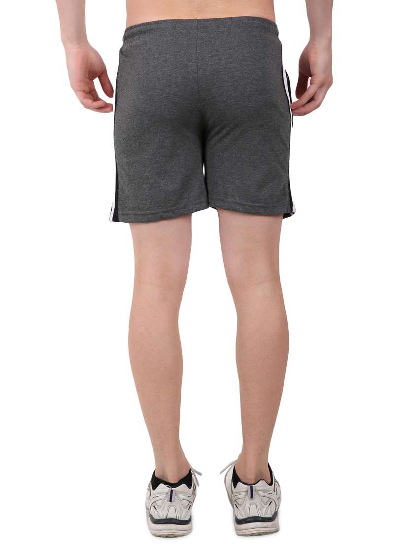 grey side striped shorts - 17015664 -  Standard Image - 2