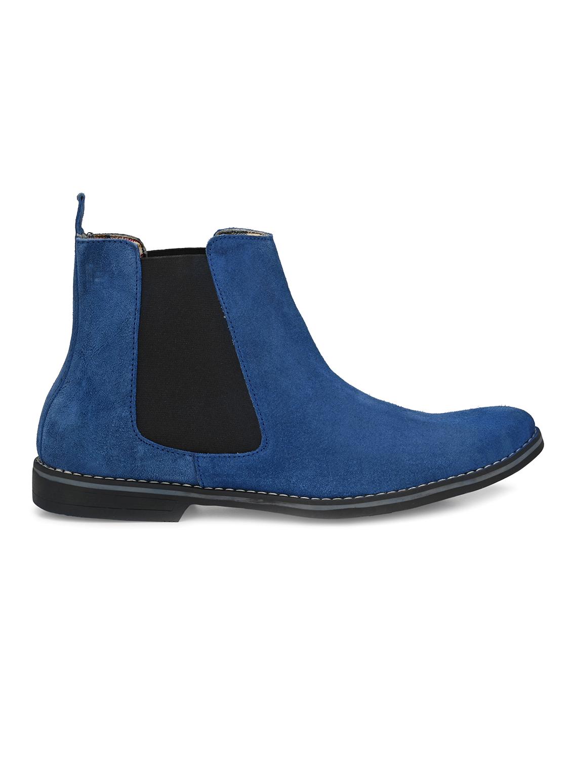 blue slip on boots - 17016256 - Standard Image - 2