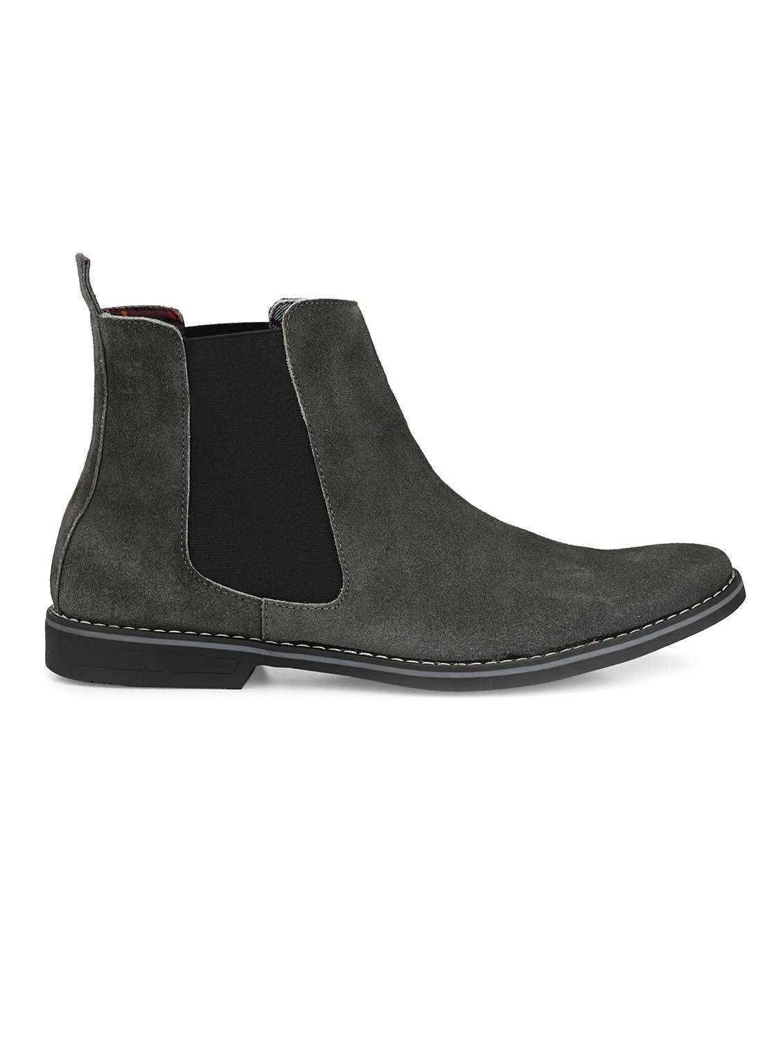 grey slip on boots - 17016258 -  Standard Image - 2