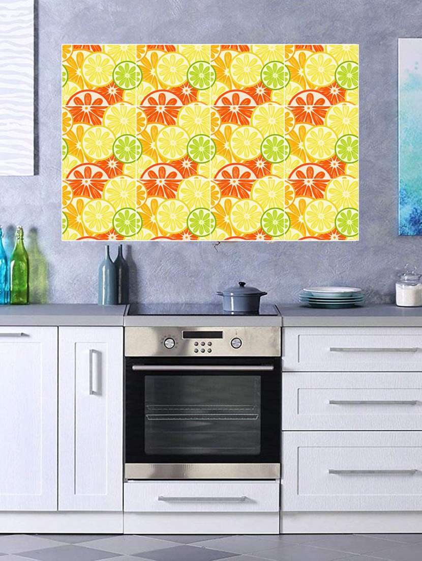   waterproof kitchen orange wallpaper/wall sticker 