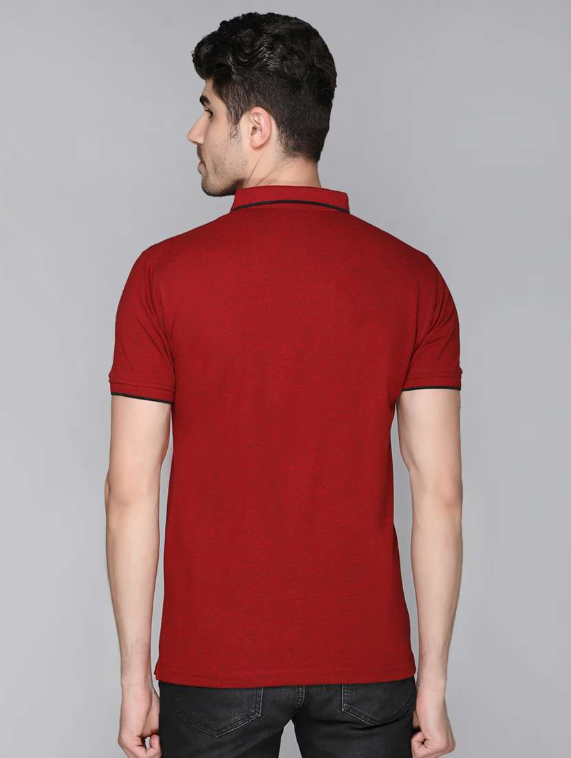 maroon solid t-shirt - 17018550 -  Standard Image - 2