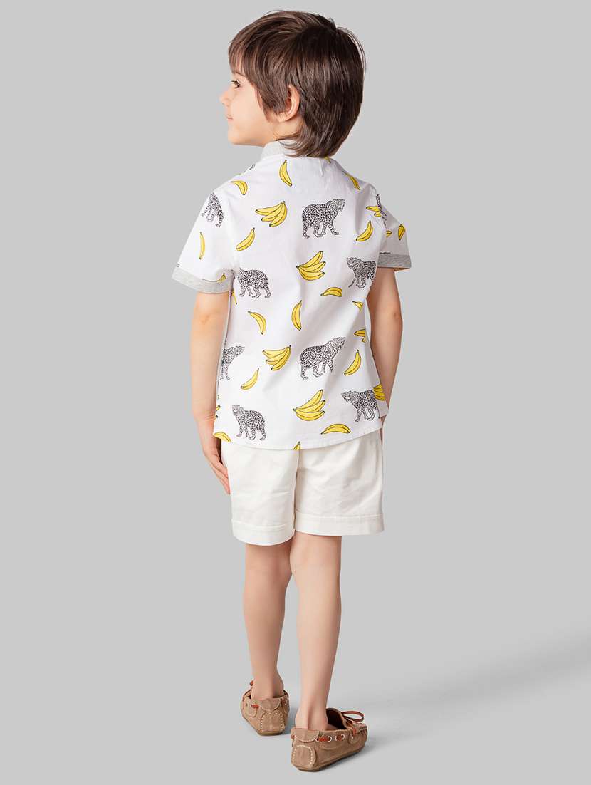 white cotton shirt - 17019761 - Standard Image - 2