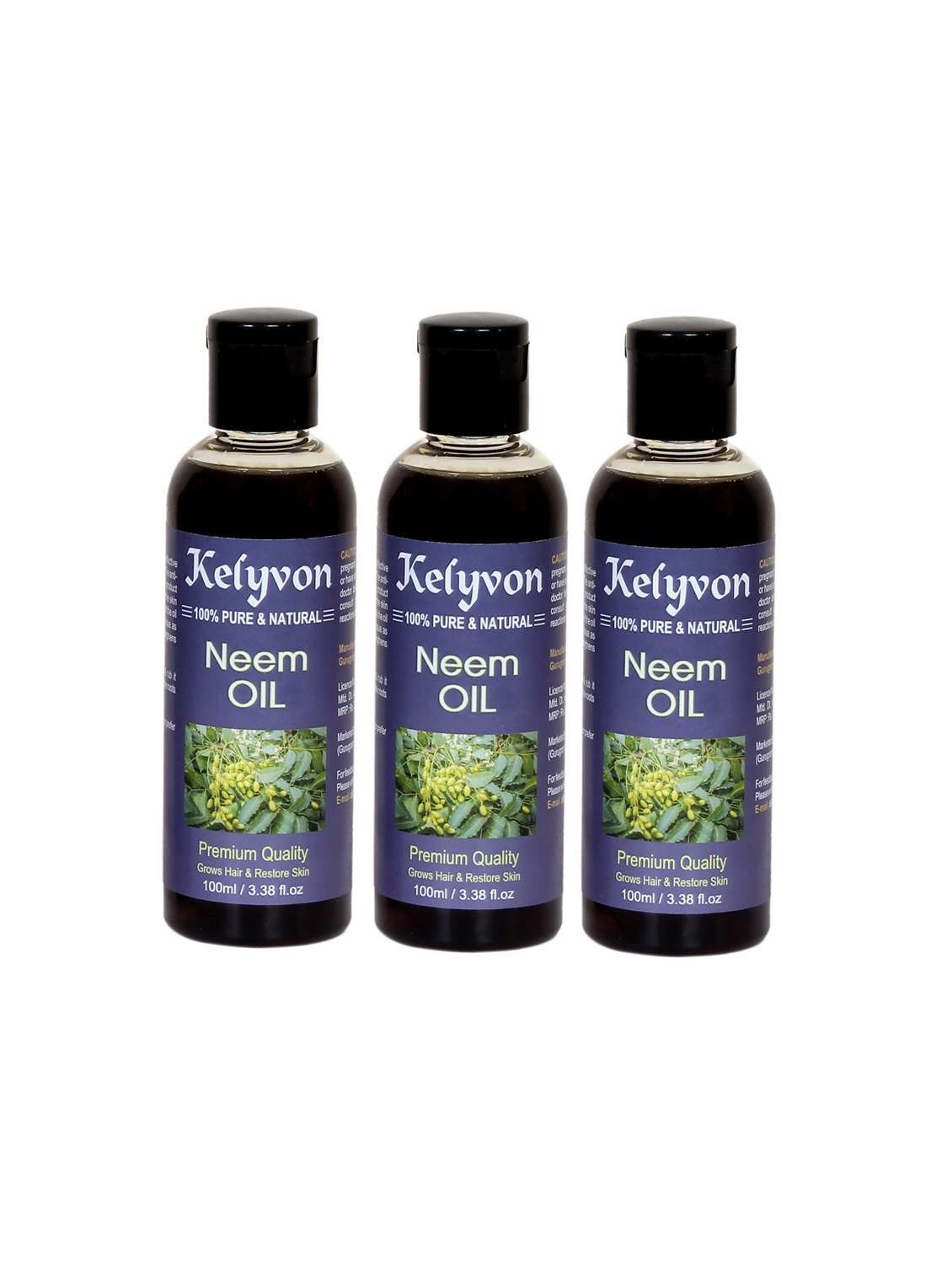 kelyvon natural neem hair oil 300ml