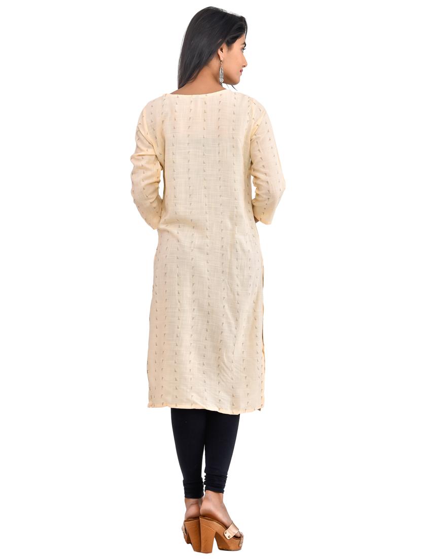 women's straight kurta - 17020940 - Standard Image - 2