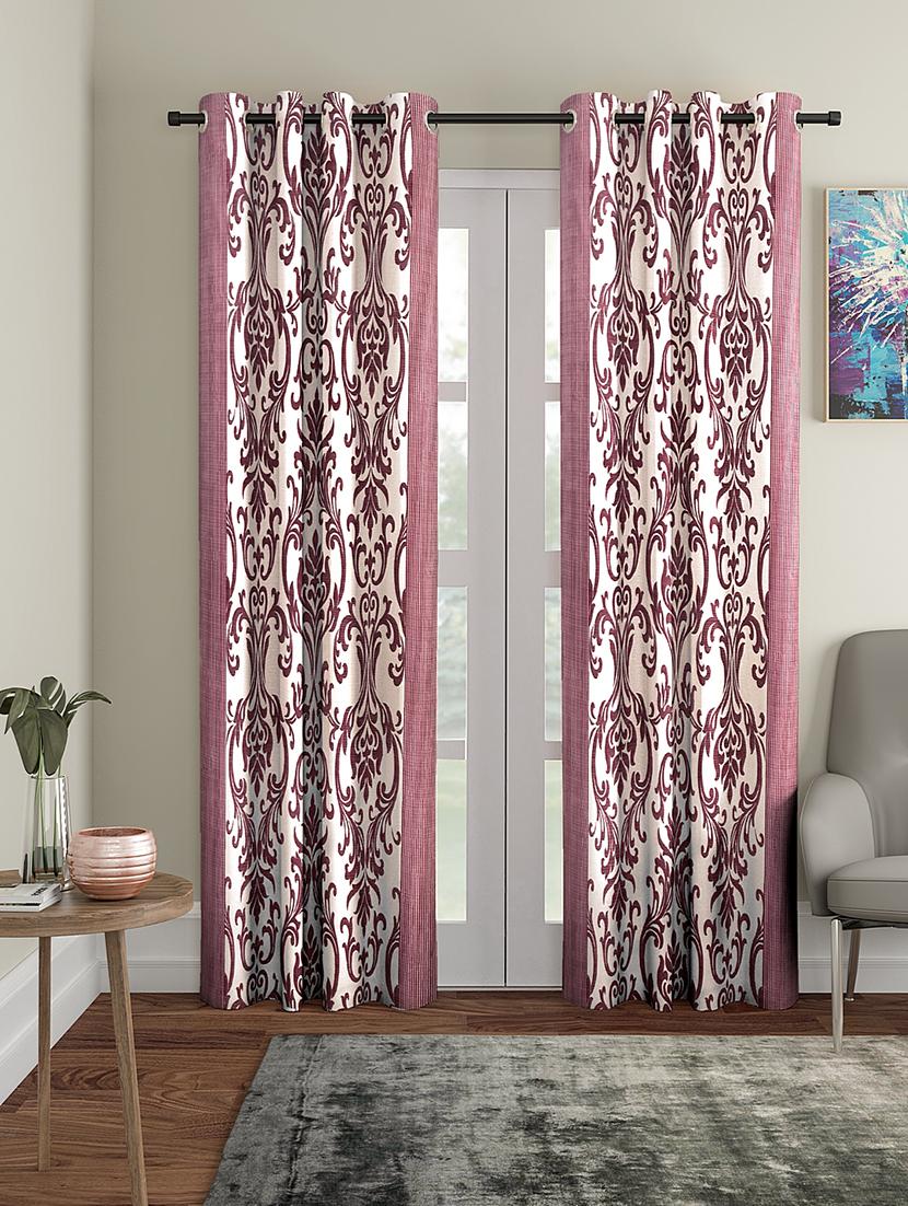 eyelet polyester long door curtain (pack of 2) - 17021722 - Zoom Image - 0