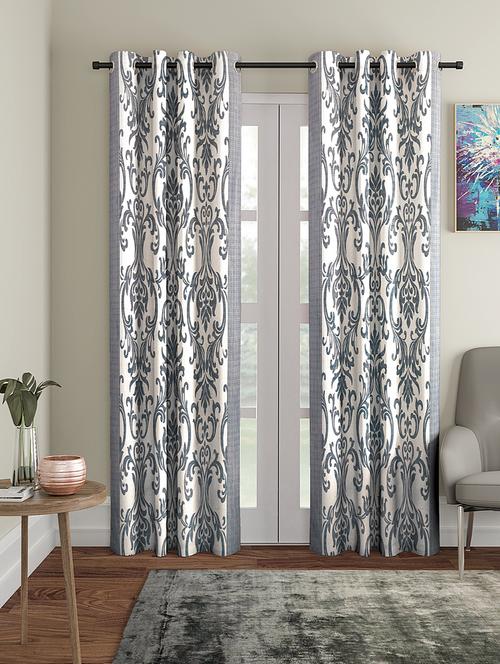 eyelet polyester long door curtain (pack of 2) - 17021728 -  Standard Image - 0
