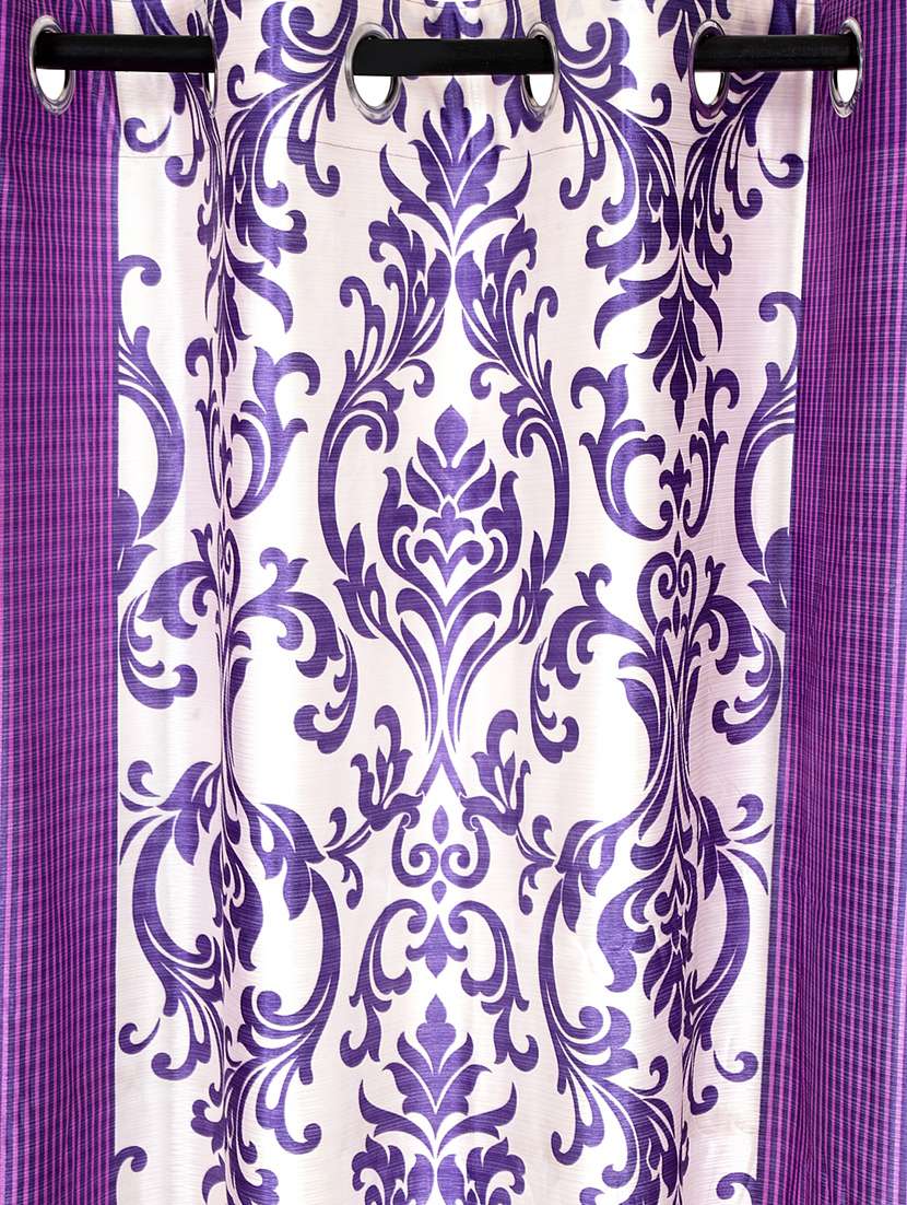 eyelet polyester long door curtain (pack of 2) - 17021737 - Standard Image - 2
