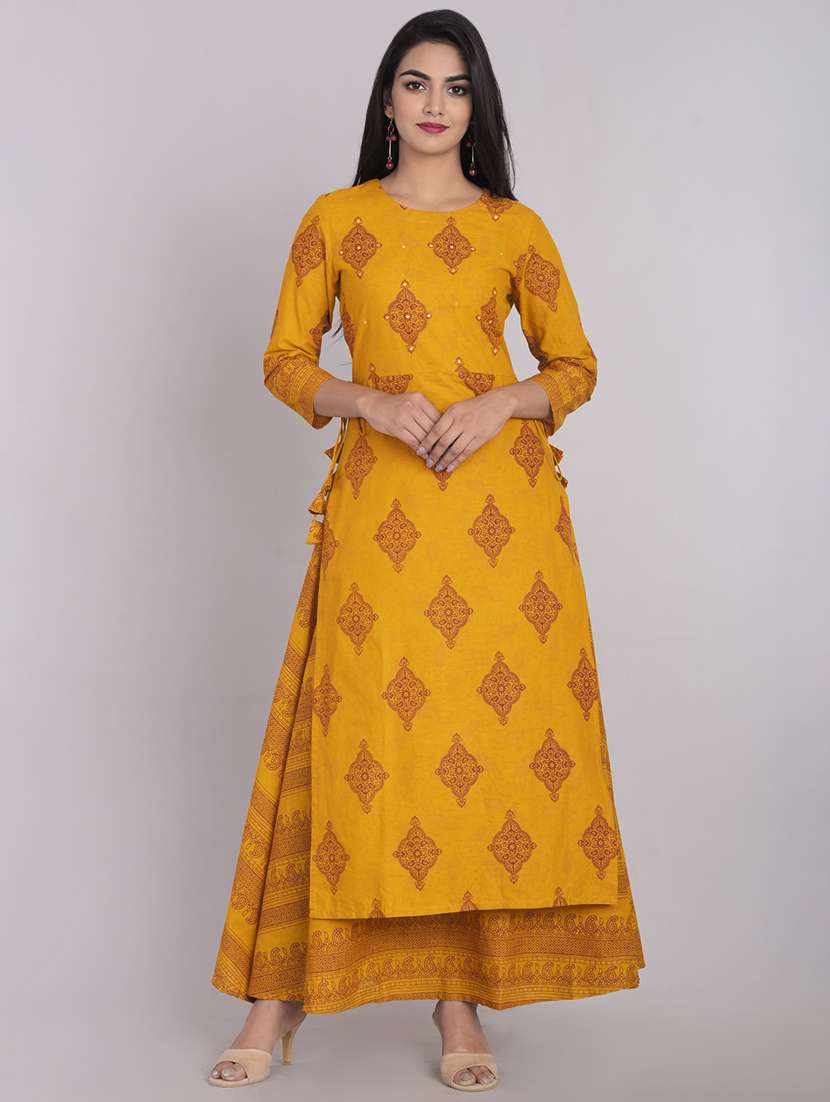 women's layered kurta