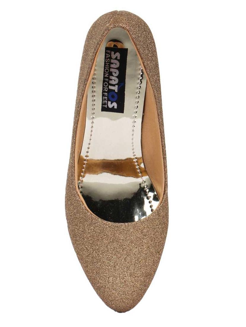 copper synthetic slip on ballerina - 17023603 - Standard Image - 2