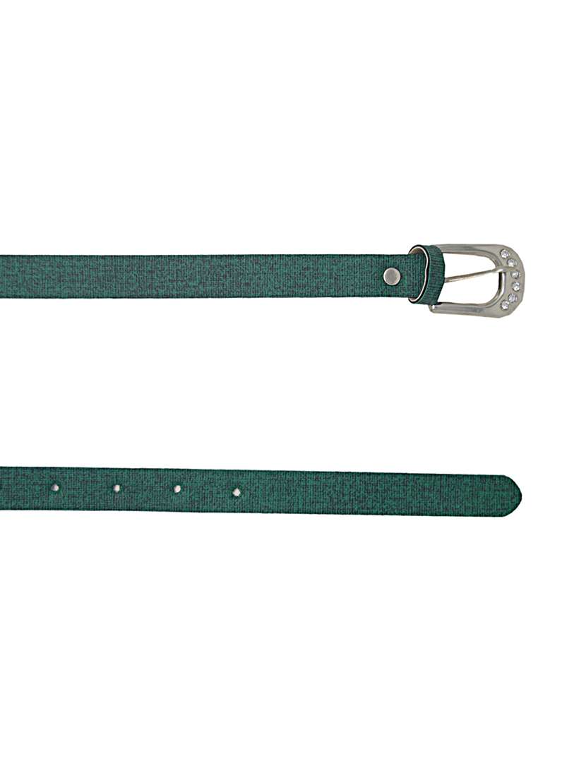 green casual faux leather belt - 17025180 -  Standard Image - 2