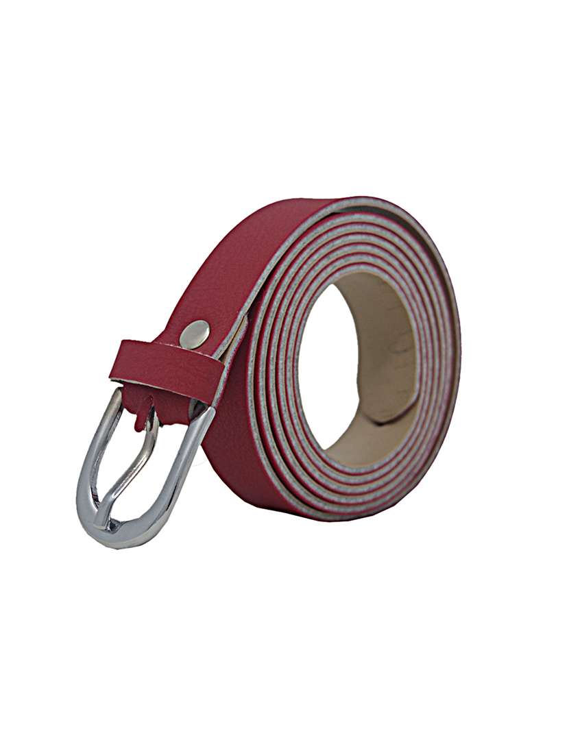 pink casual faux leather belt - 17025182 -  Standard Image - 2