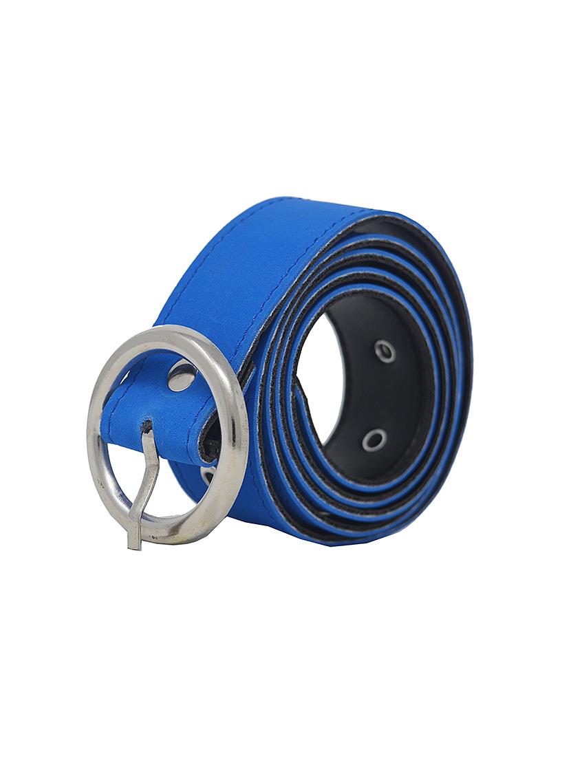 blue casual faux leather belt - 17025195 - Standard Image - 2