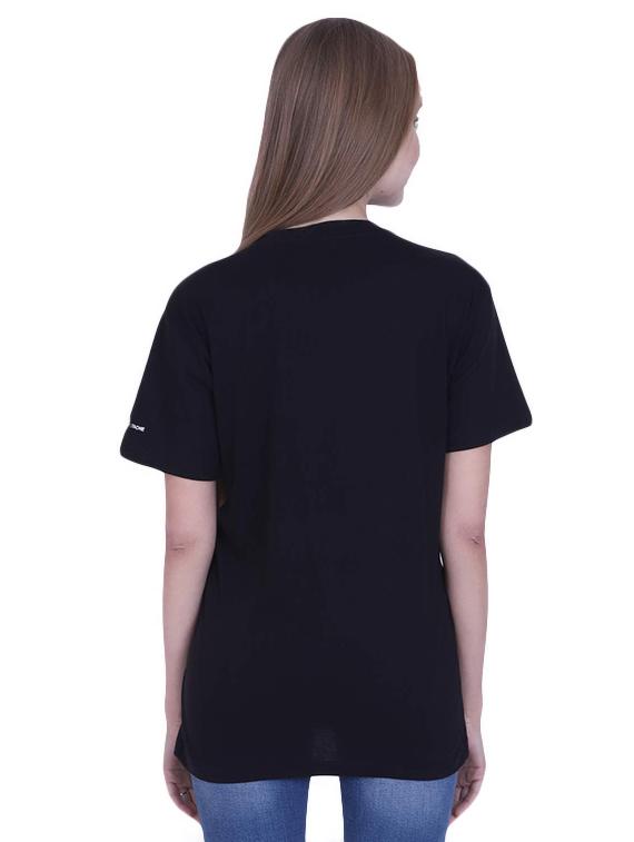 women's front print crew neck t-shirt - 17025764 - Standard Image - 2