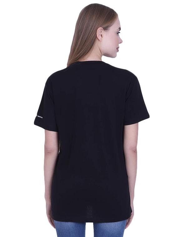 women's front print crew neck t-shirt - 17025766 - Standard Image - 2