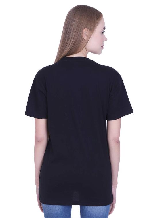 women's front print crew neck t-shirt - 17025768 - Standard Image - 2